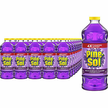 Pine-Sol Multi-Surface Cleaner - Concentrate - 48 fl oz (1.5 quart) - Lavender Scent - 480 / Pallet - Purple