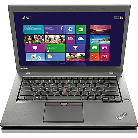 Lenovo ThinkPad T450 20BV000BUS 14" LCD Ultrabook - Intel Core i5 i5-4300U Dual-core (2 Core) 1.90 GHz - 4 GB DDR3L SDRAM - 500 GB HDD - Windows 7 Professional 64-bit (English) upgradable to Windows 8.1 Pro - 1366 x 768 - Black