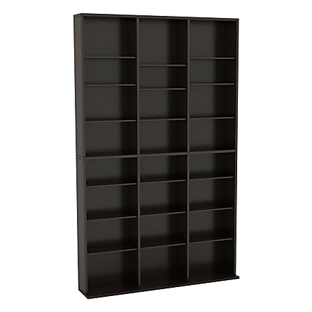 Atlantic Oskar Media Cabinet, Espresso