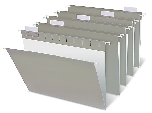 Assorted Colors OD81667 8 1/2in x 11in 1/5 Cut Office Depot 2-Tone Hanging File Folders Letter Size Box of 25 