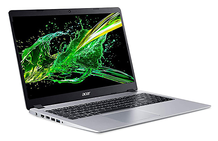 Acer® Aspire 5 Refurbished Laptop, 15.6" Screen, AMD Ryzen 3, 4GB Memory, 128GB Solid State Drive, Windows® 10, A515-43-R19L (NX.HG8AA.001)