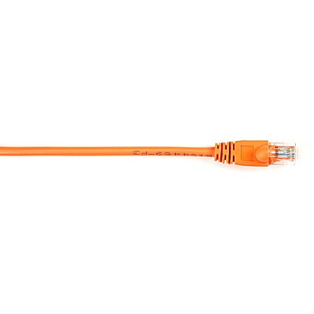 Black Box Connect Cat.6 UTP Patch Network Cable - 5 ft Category 6 Network Cable for Network Device - First End: 1 x RJ-45 Male Network - Second End: 1 x RJ-45 Male Network - 1 Gbit/s - Patch Cable - Gold Plated Contact - CM - 26 AWG - Orange