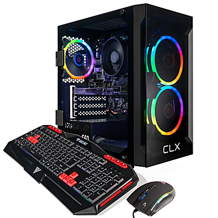 CLX SET Gaming Desktop PC, AMD Ryzen 7, 16GB Memory, 1TB Solid State Drive, Windows® 11