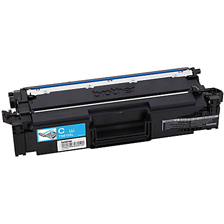 Brother TN810XLC Original High Yield Laser Toner Cartridge, Cyan, 1 Each, TN810XLC