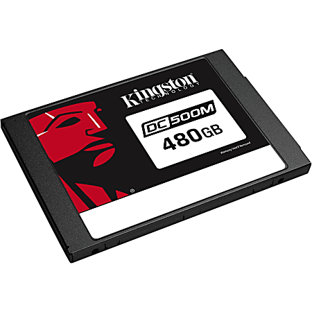 Kingston Enterprise SSD DC500M (Mixed-Use) 480GB - 1.3 DWPD - 1139 TB TBW - 555 MB/s Maximum Read Transfer Rate - 256-bit Encryption Standard - 5 Year Warranty