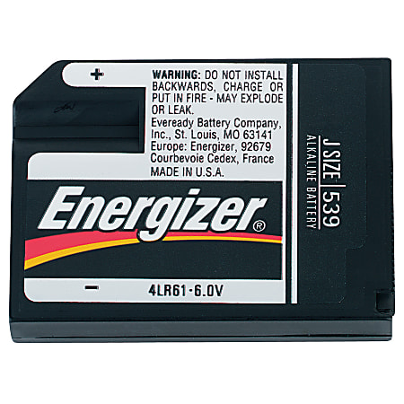Energizer® 6-Volt J-Size Photo & Electronic Battery