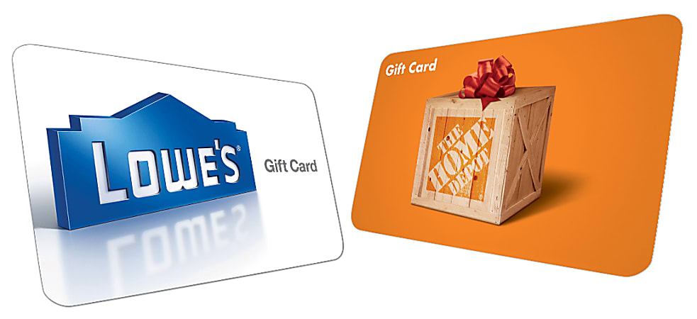 Home depot gift cards discount sales