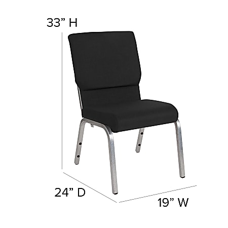 Black church chairs top