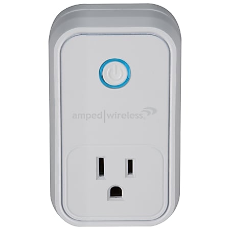 Amped Wireless Smart Plug, White, AWP48