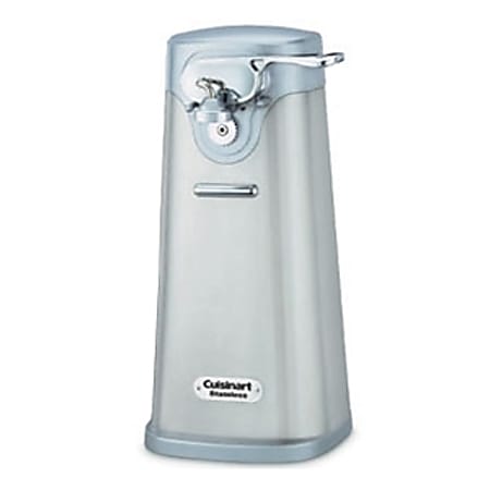 Cuisinart SCO-60FR Deluxe Can Opener - Power Cut Blade, One-touch Operation, Removable Lever - Stainless Steel