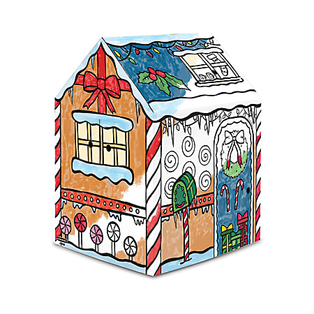 Bankers Box® At Play Gingerbread Playhouse, 48"H x 32"W x 32"D, 60% Recycled