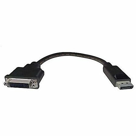 Comprehensive DisplayPort Male To DVI Female Adapter Cable - 8" DisplayPort/DVI-D Video Cable  - DP2DVIF