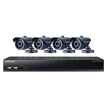 Samsung® SDS-V4041 8-Channel DVR Surveillance System With 4-Cameras