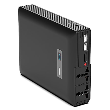 ChargeTech Antimicrobial Portable Power Supply, Black, CT-600011AMD