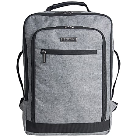 Kenneth Cole Reaction R-Tech Checkpoint-Friendly Slim Laptop Backpack, Charcoal