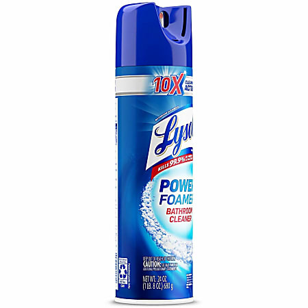 Lysol foam clearance cleaner