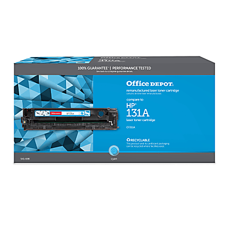 Office Depot® Brand Remanufactured Cyan Toner Cartridge Replacement For HP 131A