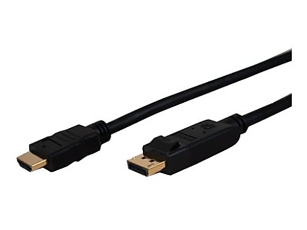 Comprehensive Standard Series DisplayPort To HDMI High-Speed Cable, 3'