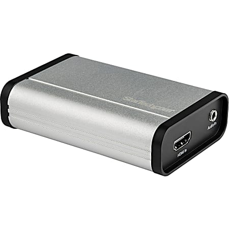 StarTech.com HDMI to USB C Video Capture Device - Plug-and-Play UVC HDMI Capture - Mac and Windows - 1080p - Record audio / video to your Windows or Mac computer using this USBC video capture device - Supports USB Video Class - Support for live streaming