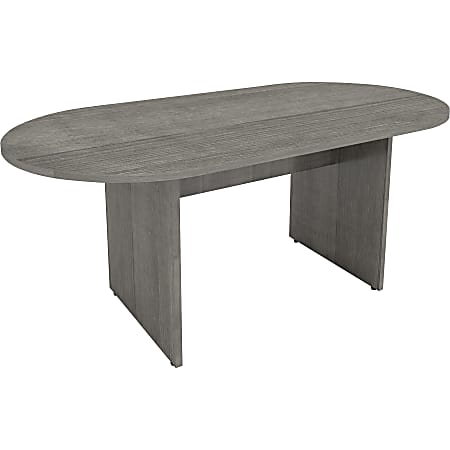 Lorell® Essentials Conference Table, 29-1/2"H x 72"W x 36"D, Weathered Charcoal