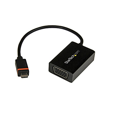 StarTech.com SlimPort Micro USB To VGA Adapter for HP ChromeBook 11