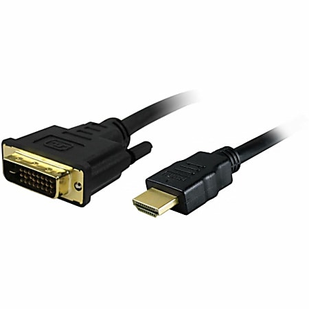 Comprehensive Standard Series HDMI to DVI Cable 3ft - 3 ft DVI-D/HDMI Video Cable - Supports up to 1920 x 1080 - 28 AWG - Black