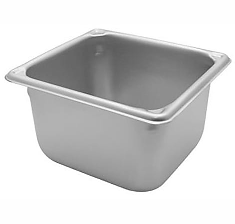 Vollrath Steam Table Pan, 1/6 Size 4, Silver