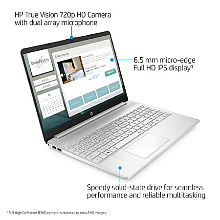 8UC33EA - Pc portable HP 15 i3-7020U 15.6 4GB 1TB W10 SL 