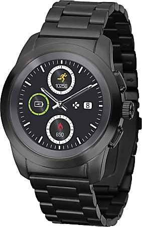MyKronoz ZeTime Elite Hybrid Smartwatch Petite Brushed BlackMetal