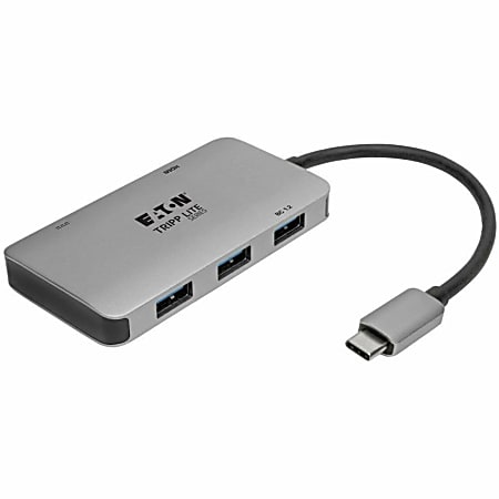 Eaton Tripp Lite Series USB C Multiport Adapter Converter 3 USB-A, 4K HDMI PD Charging Thunderbolt 3 Compatible - U44406NH3UC