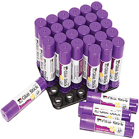 CLI Glue Sticks Class Pack - 0.28 oz - 30 / Box - Purple CLI Glue Sticks Class Pack - 0.28 oz - 30 / Box - Purple