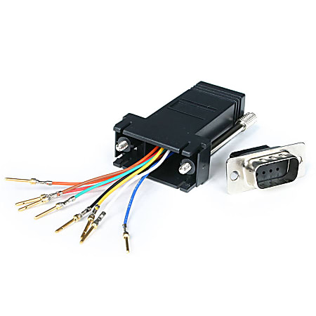 StarTech.com DB9 to RJ45 Modular Adapter - M/F - Serial adapter - DB-9 (M) - RJ-45 (F) - Convert your DB9 female connector into an RJ45 female connector