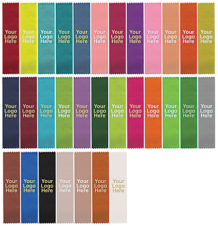 Custom Satin Ribbons, 6" x 1 5/8"