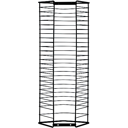 Atlantic Onyx 35 CD Media Tower, Black