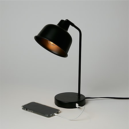 Dormify Noa Charging Desk Lamp, Black