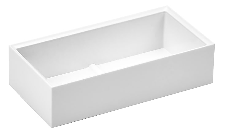 Bostitch® Office Konnect Stackable Wide Accessory Tray, White
