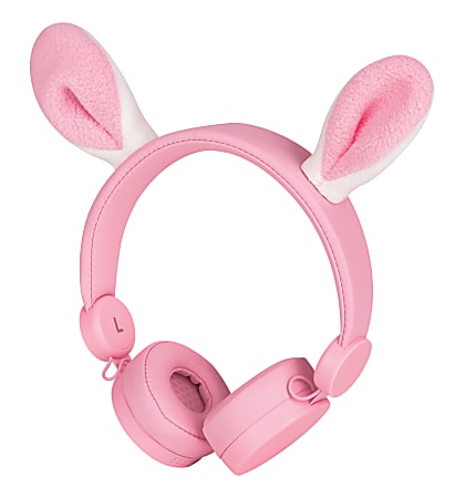 Ativa Kids On Ear Wired Animal Headphones With On Cord Microphone