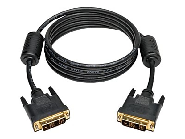 Tripp Lite 15ft DVI Single Link Digital TMDS Monitor Cable DVI-D M/M 15' - DVI cable - single link - DVI-D (M) to DVI-D (M) - 15 ft - molded, thumbscrews - black