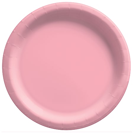 Amscan Paper Plates, 10”, New Pink, 20 Plates