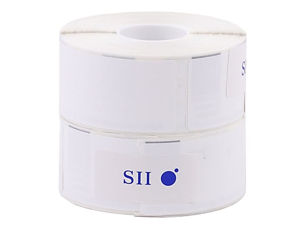 Seiko SII Address Labels, SKPSLP2RLH, Rectangle, 1 1/8" x 3 1/2", White, 260 Labels Per Roll, Box Of 2 Rolls