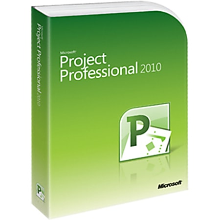 Microsoft Project 2010 Professional - 32/64-bit - Complete Product - 1 PC - Standard - Project Management/Version Control - Retail - English - PC