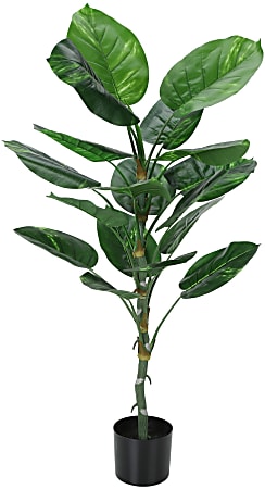 Monarch Specialties Lillie 54”H Artificial Plant With Pot, 54”H x 27”W x 26”D, Green