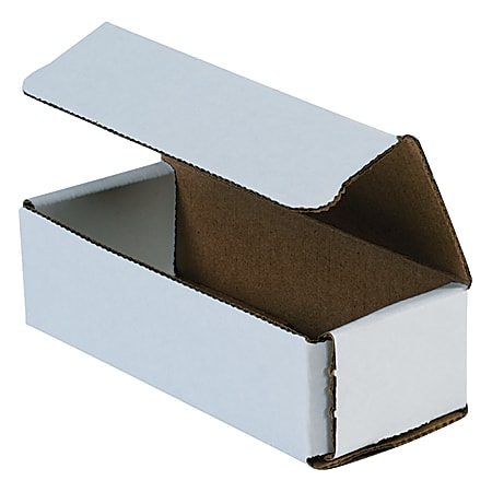 Partners Brand Corrugated Mailers 9" x 6" x 2", White, Bundle of 50