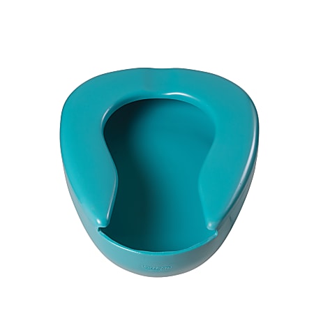DMI® Deluxe Smooth Contoured Bedpan, 7 Qt, Teal