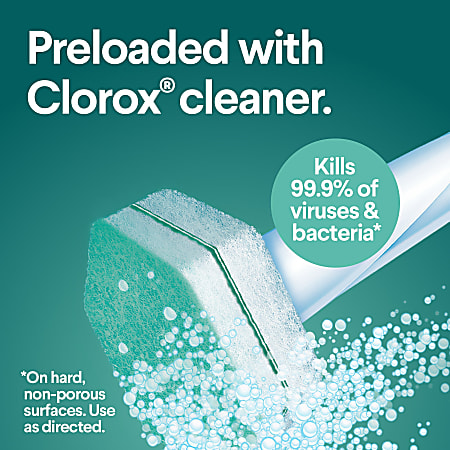 Clorox Toilet Wand And Refills Kit 15 34 Pack Of 36 Refills - Office Depot