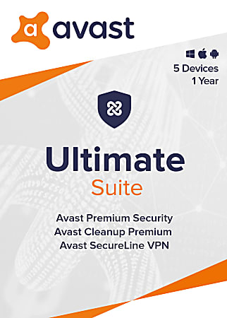 Avast Ultimate Suite 2020, For PC/Mac®, Disc