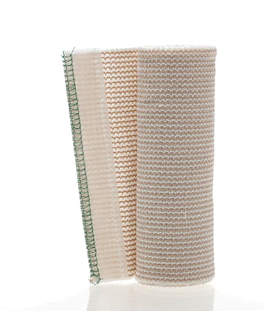 Medline Non-Sterile Matrix Elastic Bandages, 6" x 5 Yd., White/Beige, Box Of 10