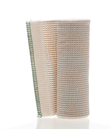 Medline Non-Sterile Matrix Elastic Bandages, 6" x 5 Yd., White/Beige, Box Of 10