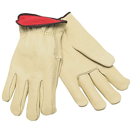 Memphis Glove Cowhide Fleece Lined Driver's Gloves, Small, Pack Of 12 Pairs