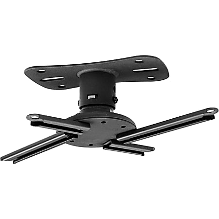 Kanto P101 Ceiling Mount for Projector - Black - 22 lb Load Capacity - Steel - 1